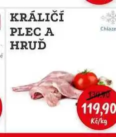 RABBIT řeznictví KRÁLIČÍ PLEC A HRUĎ nabídka