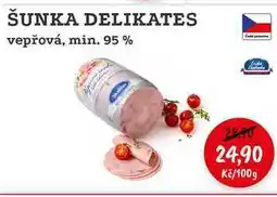 RABBIT řeznictví ŠUNKA DELIKATES vepřová, min. 95% nabídka