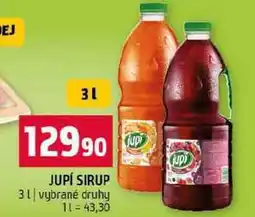 Terno JUPÍ SIRUP 3l vybrané druhy nabídka