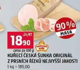 Terno KUŘECÍ ČESKÁ ŠUNKA ORIGINÁL Z PRSNÍCH ŘÍZKŮ NEJVYŠŠÍ JAKOSTI nabídka