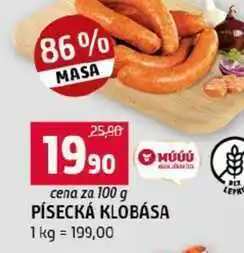 Terno PÍSECKÁ KLOBÁSA nabídka