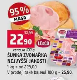 Terno ŠUNKA ZVONAŘKA NEJVYŠŠÍ JAKOSTI nabídka