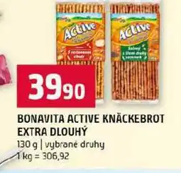 Terno BONAVITA ACTIVE KNÄCKEBROT EXTRA DLOUHÝ 130 g vybrané druhy nabídka