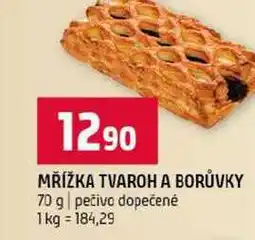 Terno MŘÍŽKA TVAROH A BORŮVKY 70 g pečivo dopečené nabídka