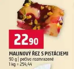 Terno MALINOVÝ ŘEZ S PISTÁCIEMI 90 g pečivo rozmrazené nabídka