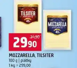 Terno MOZZARELLA, TILSITER 100 g plátky nabídka