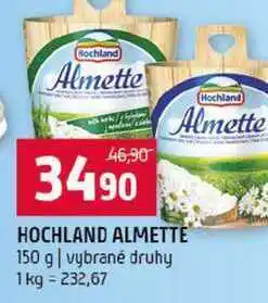 Terno HOCHLAND ALMETTE 150 g vybrané druhy nabídka