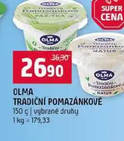 Terno OLMA TRADIČNÍ POMAZÁNKOVÉ 150 g vybrané druhy nabídka