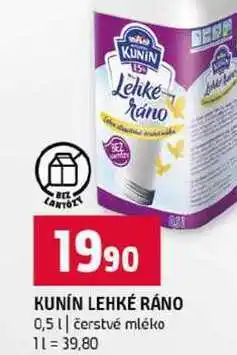 Terno KUNÍN LEHKÉ RÁNO 0,5l čerstvé mléko nabídka