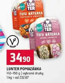Terno LUNTER POMAZÁNKA 140-150 g vybrané druhy nabídka