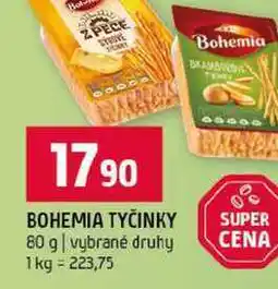 Terno BOHEMIA TYČINKY 80 g vybrané druhy nabídka