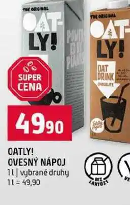 Terno OATLY! OVESNÝ NÁPOJ 1l vybrané druhy nabídka