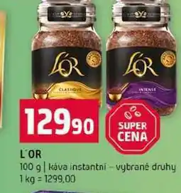 Terno L'OR 100 g káva instantní vybrané druhy nabídka