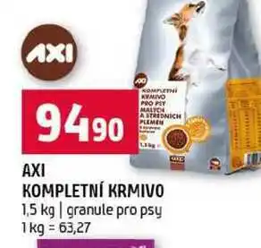 Terno AXI KOMPLETNÍ KRMIVO 1,5 kg granule pro psy nabídka
