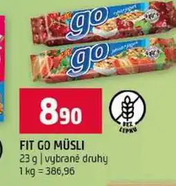 Terno FIT GO MÜSLI 23 g vybrané druhy nabídka