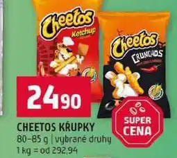 Terno CHEETOS KRUPKY 80-85 g vybrané druhy nabídka
