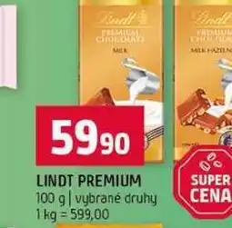 Terno LINDT PREMIUM 100 g vybrané druhy nabídka