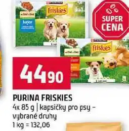 Terno PURINA FRISKIES 4x 85 g kapsičky pro psy vybrané druhy nabídka