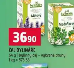 Terno ČAJ BYLINÁŘE 64 g bylinný čaj vybrané druhy nabídka