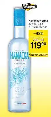 Tesco Hanácká Vodka nabídka