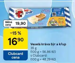 Tesco Veselá kráva Sýr a Křup nabídka