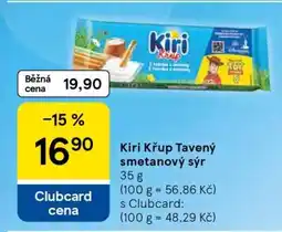 Tesco Kiri Křup Tavený smetanový sýr nabídka
