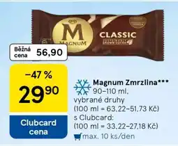 Tesco Magnum zmrzlina nabídka
