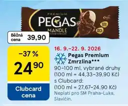 Tesco Pegas Premium Zmrzlina nabídka