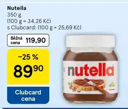 Tesco Nutella nabídka