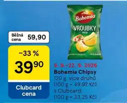 Tesco BOHEMIA CHIPSY nabídka