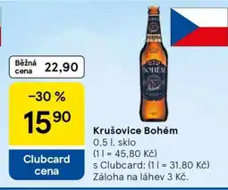 Tesco Krušovice Bohém nabídka