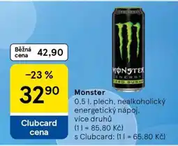 Tesco Monster nabídka