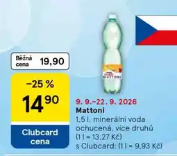 Tesco Mattoni nabídka