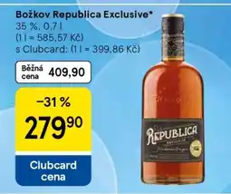 Tesco Božkov Republica Exclusive nabídka