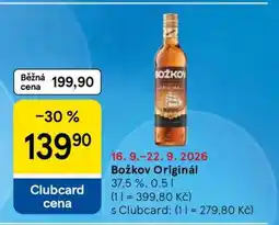Tesco Božkov Originál nabídka
