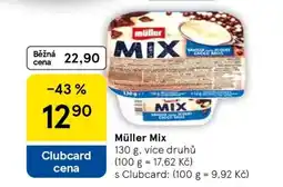 Tesco Müller Mix nabídka