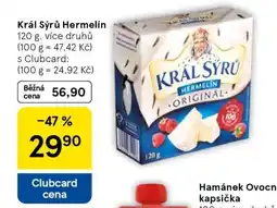 Tesco Král Sýrů Hermelín nabídka