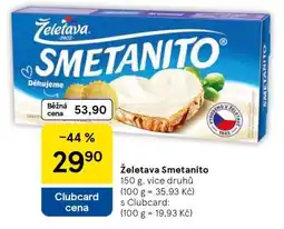 Tesco Želetava Smetanito nabídka