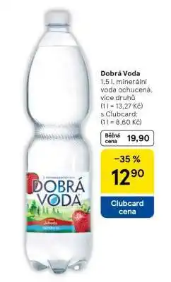 Tesco Dobrá voda nabídka