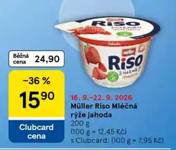 Tesco Müller Riso Mléčná rýže jahoda nabídka