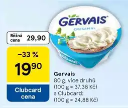 Tesco Gervais nabídka