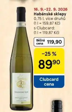 Tesco Habánské sklepy nabídka
