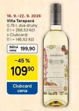 Tesco Viña Tarapacá nabídka