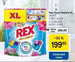 Tesco Rex Prací kapsle XL nabídka