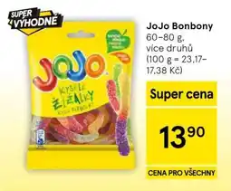 Tesco JOJO bonbony nabídka