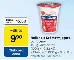 Tesco Hollandia Krémový Jogurt ochucený nabídka