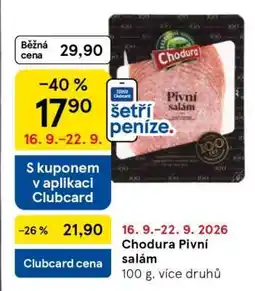 Tesco Chodura PIVNÍ SALÁM nabídka