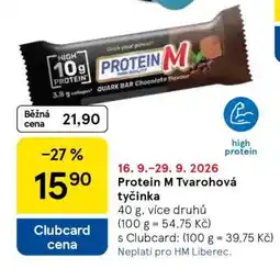 Tesco Protein M Tvarohová tyčinka nabídka