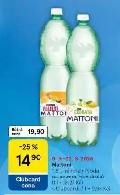 Tesco Mattoni nabídka