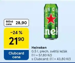 Tesco Heineken nabídka